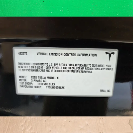 2022 - 2026 TESLA MODEL X HOOD OEM